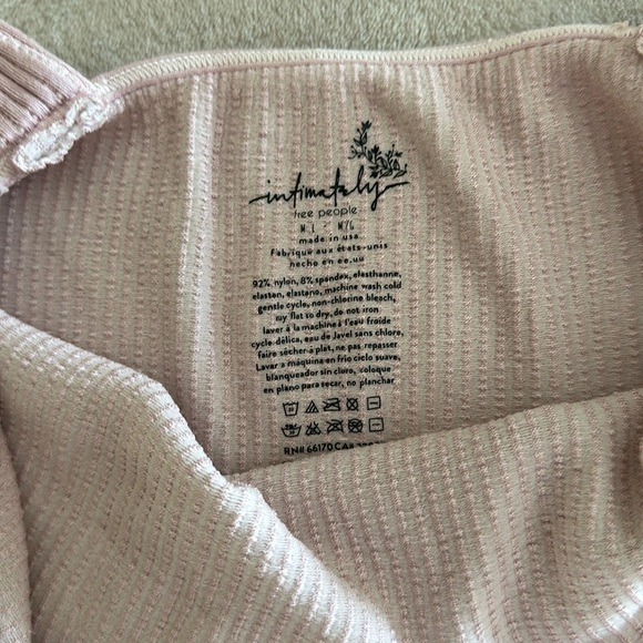 FP Intimately Washed Seamless Crop Top (NWOT) Never Worn - M/L - Rose/Mauve - Picture 4 of 4